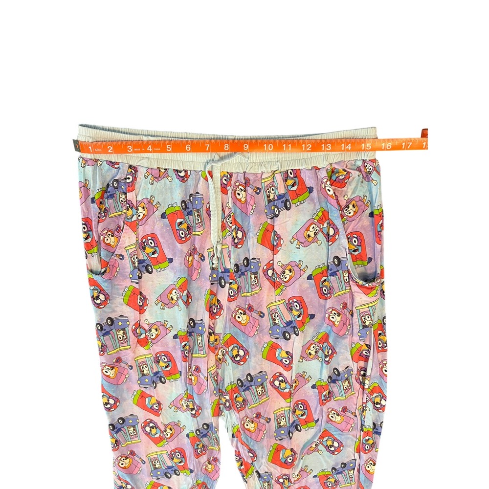 Wild Ivy Bluey Muffin Grannies Bamboo Pajama Jogger Pants 4XL Plus Size Purple - Picture 4 of 8